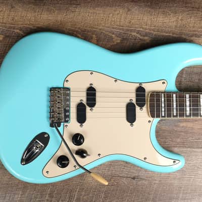 MyDream Partcaster Custom Built - Sonic Blue Split-Coil Dreamsongs image 2