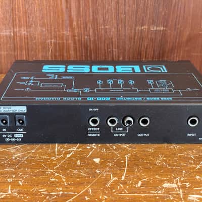 BOSS ROD-10 ROD 10 Overdrive/Distortion Rare black panel Vintage half - rack image 3