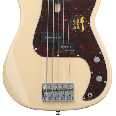 Sire Marcus Miller P5R 5-string Electric Bass Guitar - Vintage White image 1