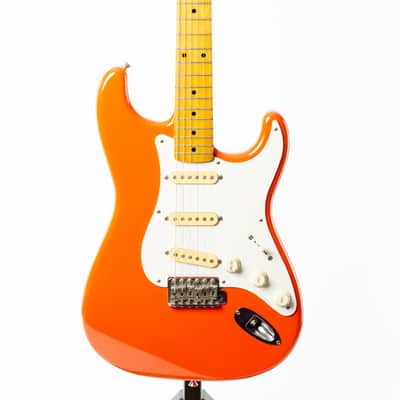Squier Hank Marvin Stratocaster 1991 Fiesta Red image 2