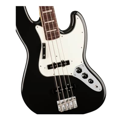 Immagine Fender Vintera III Early '70s Jazz Bass SS with Rosewood Fingerboard (Black) - 3