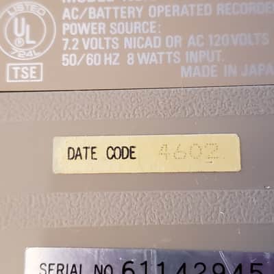 Variable speed cassette recorder GE General Electric 3-5195A image 14