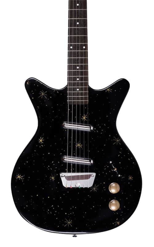 Danelectro Dano Golden 50`s Black New Model In Stock 2026 Includes Intonatable Bridge! image 1