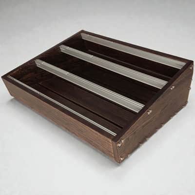 9U / 104hp Eurorack case EVA • Dark oak • Rails + M3 nuts • Unpowered image 1