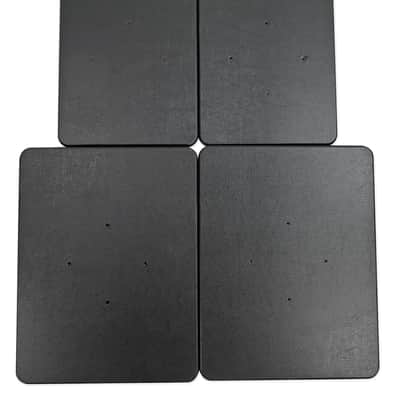 Rockville 8” Black Studio Monitor Speaker Stands For KRK ROKIT 6 G3 Monitors image 5