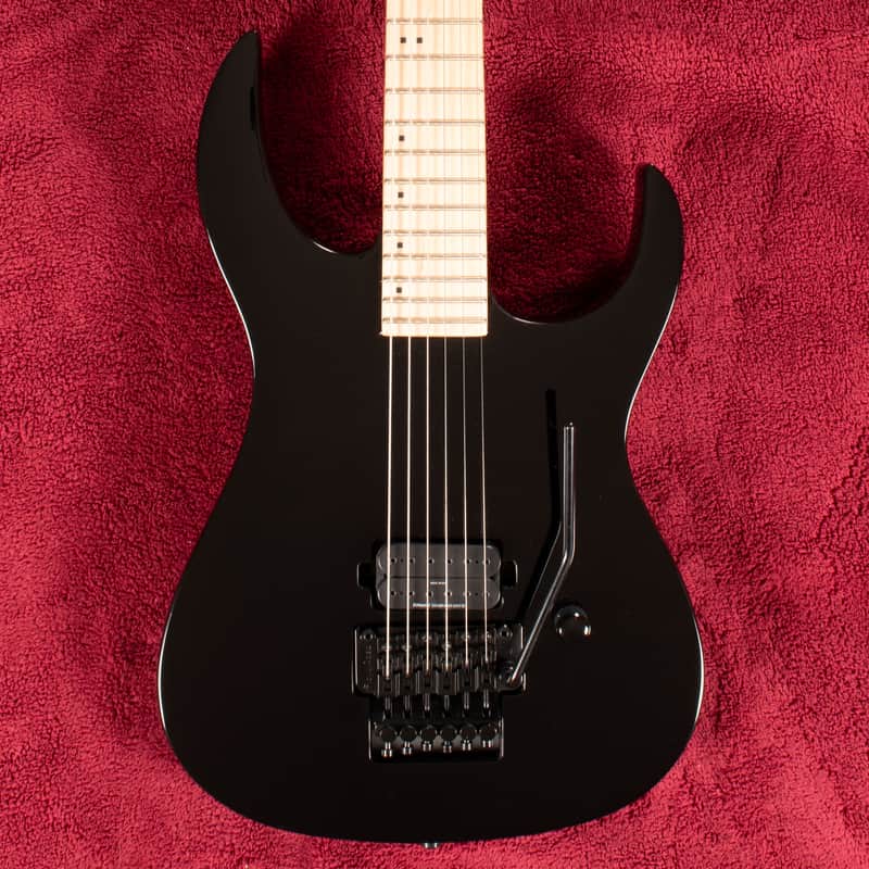 B.C. Rich Gunslinger Prophecy II with Floyd Rose Gloss Black image 1