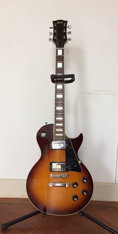 Vintage Japanese Pearl Gibson Les Paul Copy 1980s Sunburst