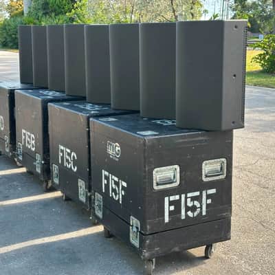 JBL VTX F15 15-inch Bi-Amplified 2-Way Loudspeakers W/ Case (LOT OF 8) THS image 11