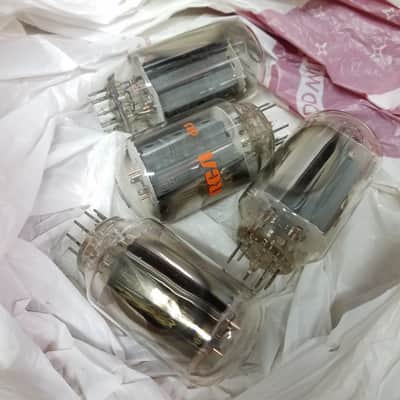 Sylvania etc. Pair (2) 6JG6A Novar AT1000 Weak Vacuum Tubes Beam Pentode 1970-1987 image 5