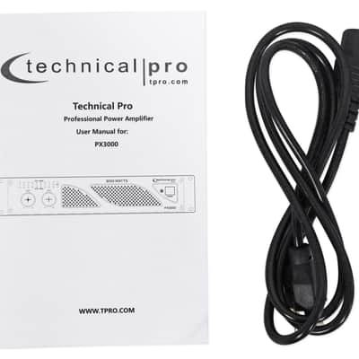 Technical Pro PX3000 Professional 2U 2-Channel 3000 Watt Power DJ Amplifier image 13