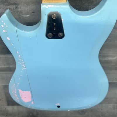Hagstroom 11 Electric Guitar 1967 Light Blue image 15