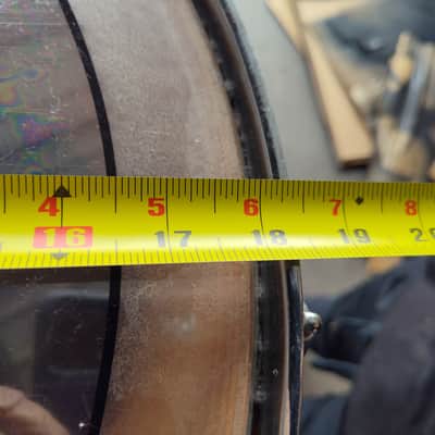 1980's 18" x 12" Ludwig Chrome 'O Wood Concert Tom SN# 2,226,520 image 3