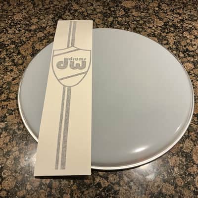 DW Crest Bass Drum Head Logo 2026 - Black Matte image 5