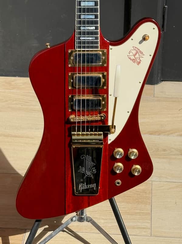 Gibson Firebird VII Reissue 2003 - beautiful see-thru Cherry example of a rare top line 'bird !