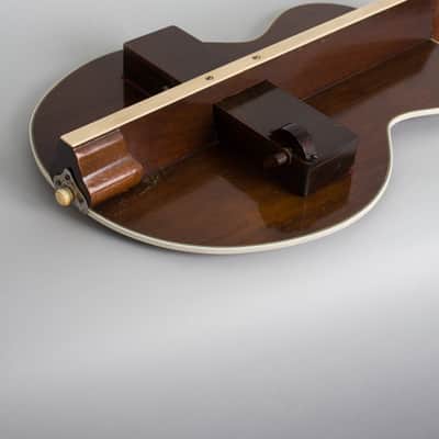 Vivi-Tone  Solid Body Electric Guitar (1932), ser. #68, brown hard shell case. image 19