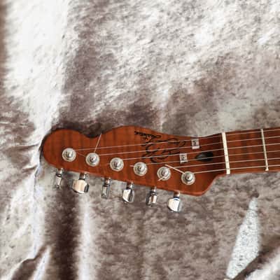 Build to Order GB Liuteria Traditional Tele Semi Hollow  red and blue image 17