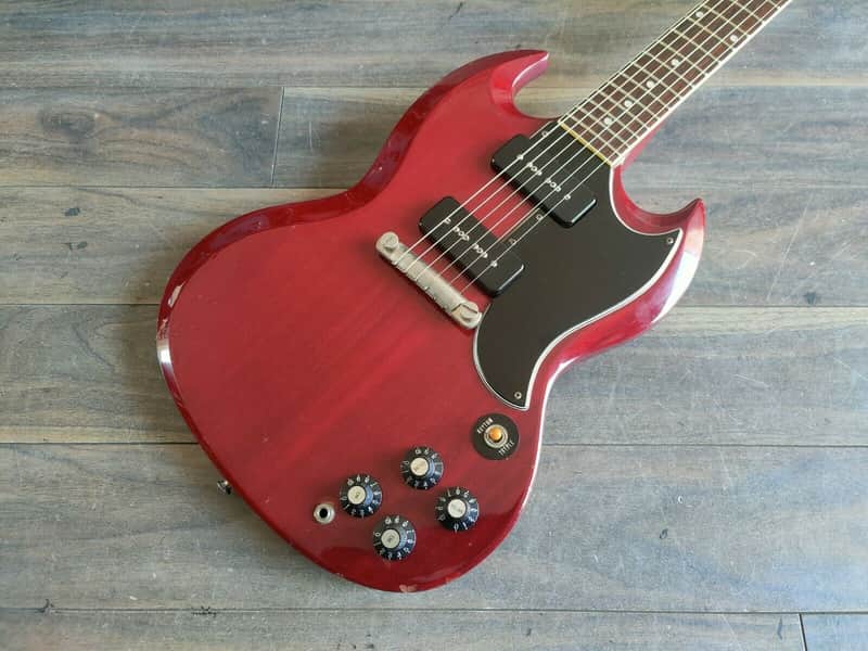 1981 Greco Japan SS500 SG Special w/P90's (Cherry Red) | Reverb