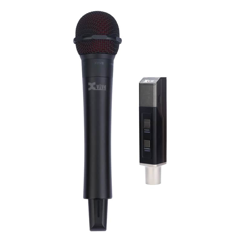 XVIVE M5 Wireless Dynamic Microphone System, 5.8GHZ, Black image 1