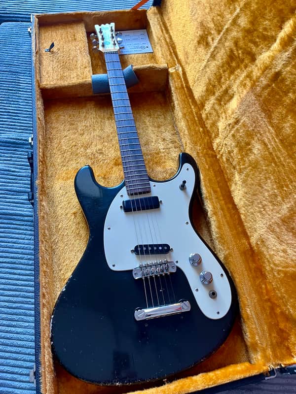 Mosrite Ventures II 1965 Slab Brown 1965- - brown image 1