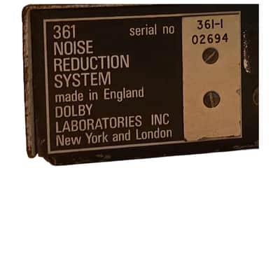 Dolby Noise Reduction Unit Model 361 - Record Plant Studios image 6