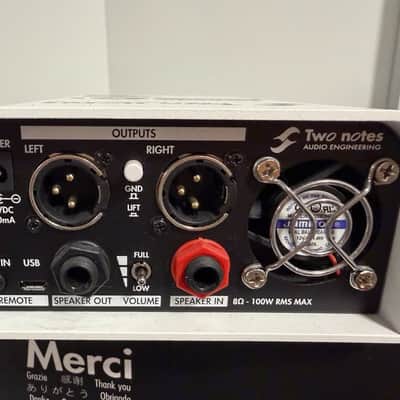 Two Notes Torpedo Captor X 8ohm Stereo Reactive Load Box / Attenuator 2020 - White image 2