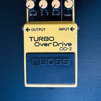 BOSS OD-2 Turbo OverDrive 1987 Vintage MIJ - Made in Japan Black Label image 2