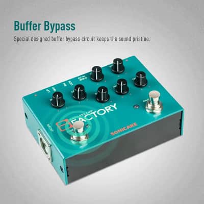 SONICAKE B Factory Analog Bass Preamp, comp and Overdrive Guitar Bass Pedal,price include the import duty for US buyer image 5