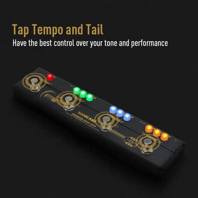 Sonicake Multi-effect Guitar Preamp DI Box Chorus Delay Reverb Pedal,price include the import duty for US buyer image 3