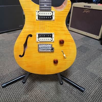 PRS SE Custom 22 Semi-Hollow - Santana Yellow image 2