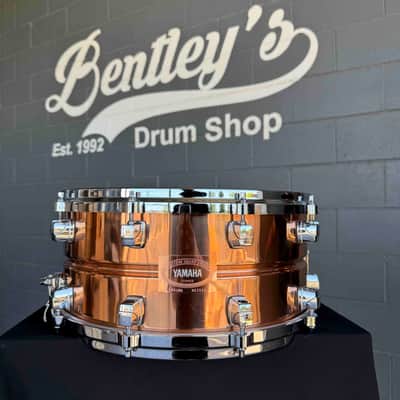 ~RARE!~ Yamaha Seamless Copper 6.5x14 Snare Drum with Die-Cast Hoops image 1