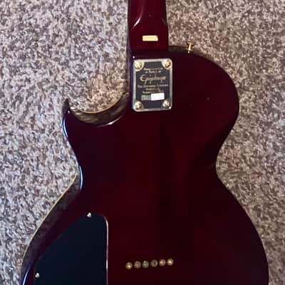 Vintage 1990s epiphone Nighthawk Standard Cherry Sunburst electric guitar image 7