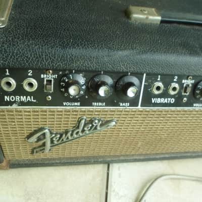 Fender Showman Tube Amplifier Head Serviced 1964 image 2
