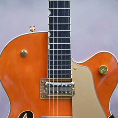 Gretsch Synchromatic Nashville Hollow Body Single-Cut with Bigsby - 50's Orange Stain image 6