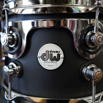 DW Design Series Black Satin 6.5" x 10" Maple Shell Tom | 10" Tom (2025) image 5