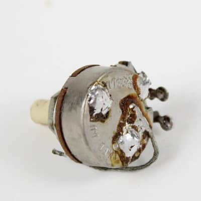 1973 Vintage Fender Jaguar/Jazzmaster MEG Pot Potentiometer 1970s White Plastic Tip USA image 2