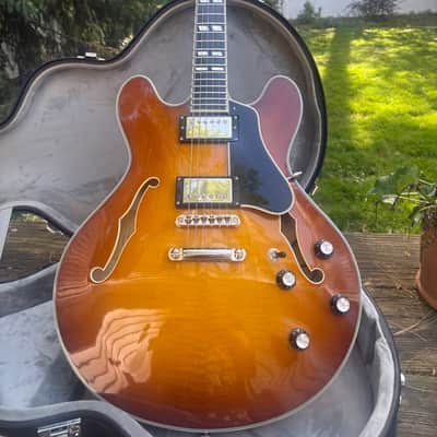 Eastman T486-GB Thinline Archtop Stop-Bar 2023 - Present - Goldburst image 2