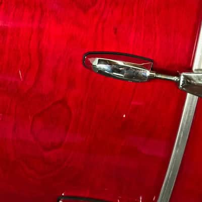 Used Vintage Pearl BLX 6pc Drum Set Sequoia Red - Very Good image 9