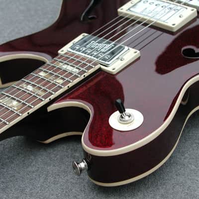 Gibson Les Paul Signature Early 70s custom restoration Ruby Sparkle image 14
