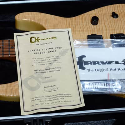 Charvel USA Custom Shop DK 2H Natural 2017' image 11