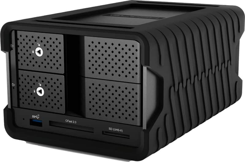 Glyph Blackbox Pro RAID 8TB USB-C Desktop Hard Drive with Hub - Black image 1