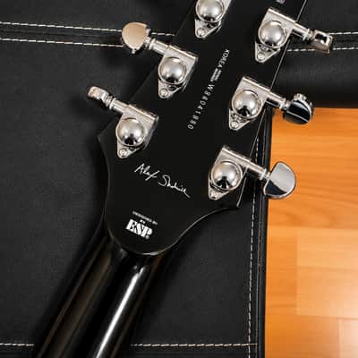 ESP LTD AS-1 FR Alex Skolnick Signature Black Aqua Sunburst Eclipse Upgrades Lollar image 5