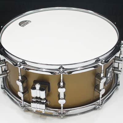 Sonor SQ1 6.5" x 14" Birch Snare Drum w/ VIDEO! Satin Gold Metallic image 3