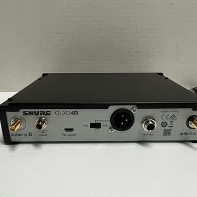 Shure GLXD4R Z2 GLXD14R Wireless Rackmountable Rack Ear Mount Receiver with PS43US Power Supply for GLXD GLXD1 GLX-D GLXD4=-Z2 Vocal Mic Guitar Instrument Advanced Digital Wireless Systems Band 2400-2483.5MHz for GLXD24R GLXD14 SM58 B58 Beta 58 B87A image 7