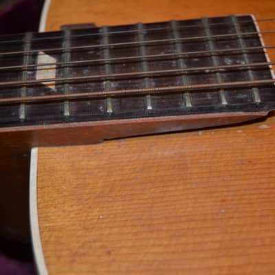 Epiphone Blackstone archtop acoustic 1940's Natural, project guitar. image 22