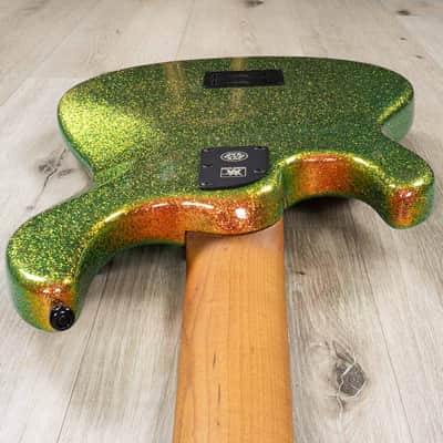 Ernie Ball Music Man StingRay DarkRay 5 5-String Bass, Roasted Maple Fretboard, Gold Bar image 6