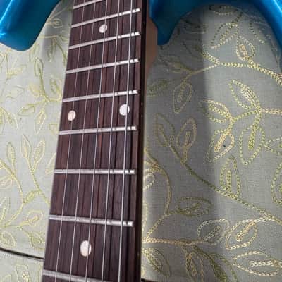 Assassin Stratocaster style electric guitar. - Blue Sparkle. image 4