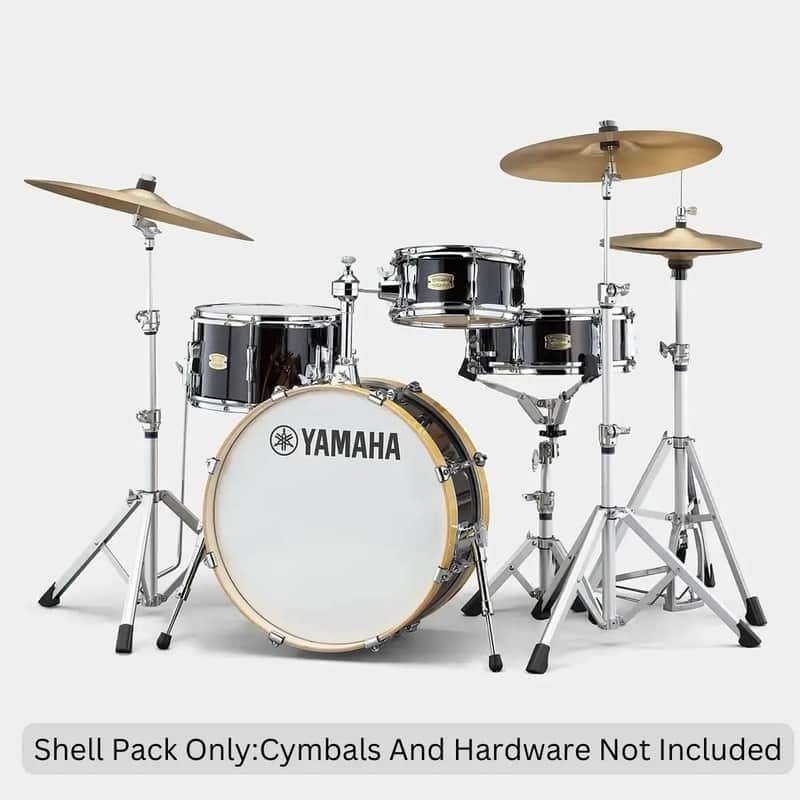 Yamaha Stage Custom Hip 4-Piece Drum Shell Pack (Raven Black) image 1