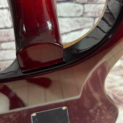 PRS Studio Wood Library 10 Top Flame Fire Redburst Mahagony Back Red Tiger Paisley image 11