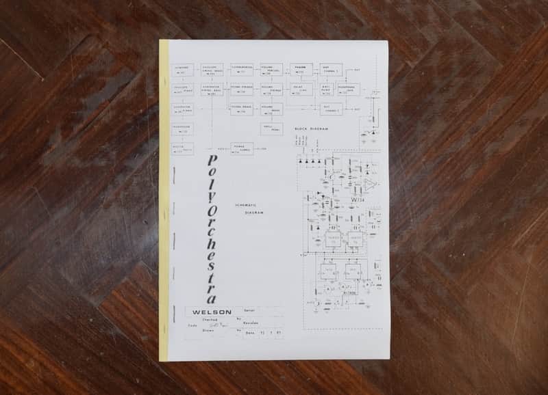 Welson Polyorchestra Schematic Diagrams (Service manual repair) Schema elettrico Technical circuit Diagrams Bild 1