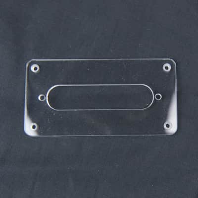 Humbucker to Strat Style Pickup Adapter Ring ,H-S-2 Non-Slant, 1Ply Clear Transparent